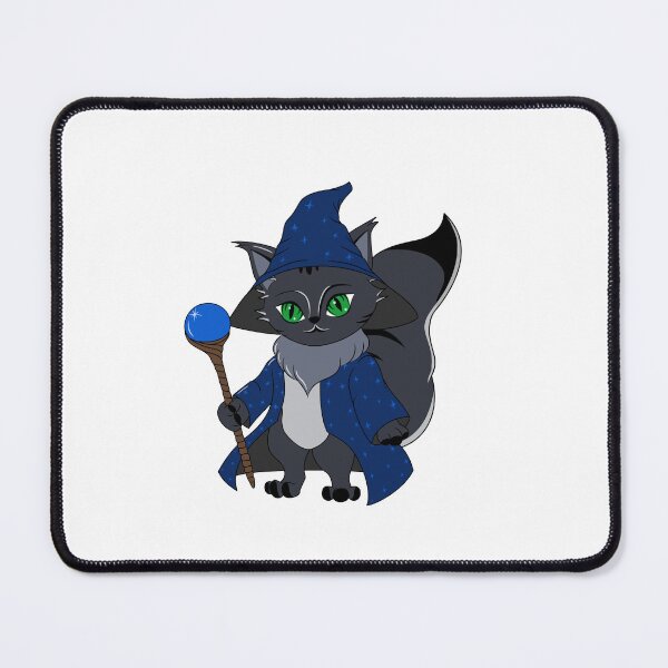 Item preview, Cute Black Cartoon Wizard Cat designed and sold by DrisT-Graphics.