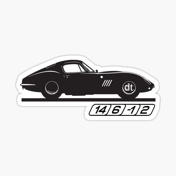 Item preview, The Classic Numbered Corvette designed and sold by Disc Therapy.