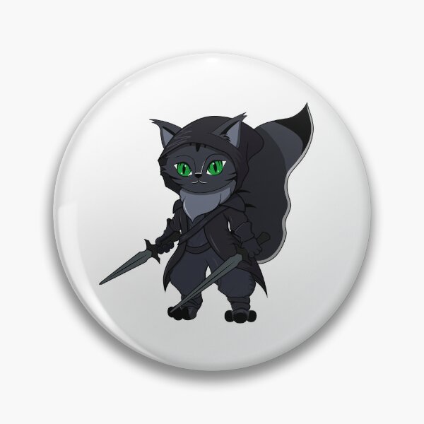 Item preview, Cute Black Rogue Cartoon Cat designed and sold by DrisT-Graphics.