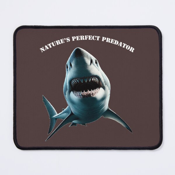Item preview, Great White Shark Underwater with an Open Mouth URM designed and sold by urmaddad.