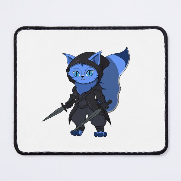 Item preview, Cute Blue Rogue Cartoon Cat designed and sold by DrisT-Graphics.
