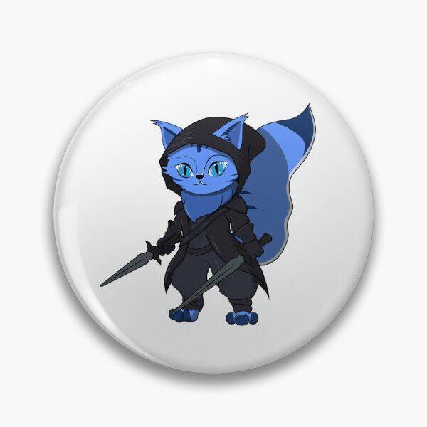 Item preview, Cute Blue Rogue Cartoon Cat designed and sold by DrisT-Graphics.