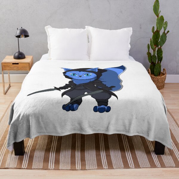 Item preview, Cute Blue Rogue Cartoon Cat designed and sold by DrisT-Graphics.