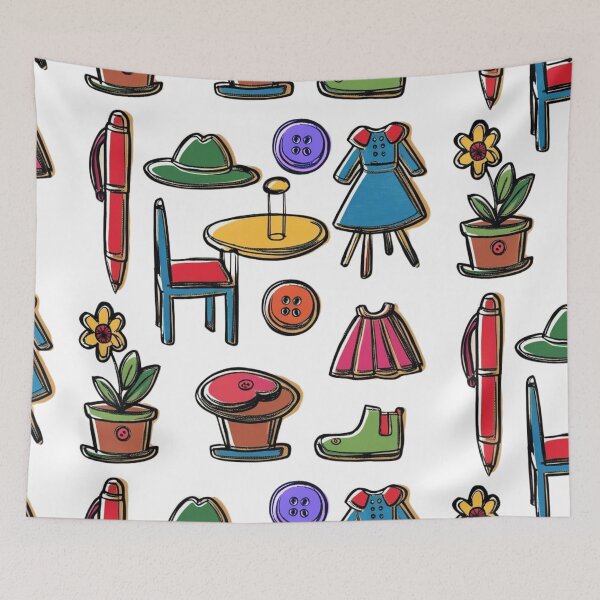 Item preview, Colorful Children Pattern  designed and sold by AlinaSCorner.