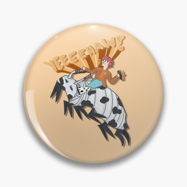 Item preview, Cowboy riding a dairy cow isopod designed and sold by DigitalDotrix.