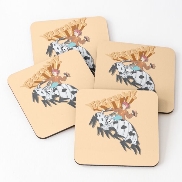 Item preview, Cowboy riding a dairy cow isopod designed and sold by DigitalDotrix.