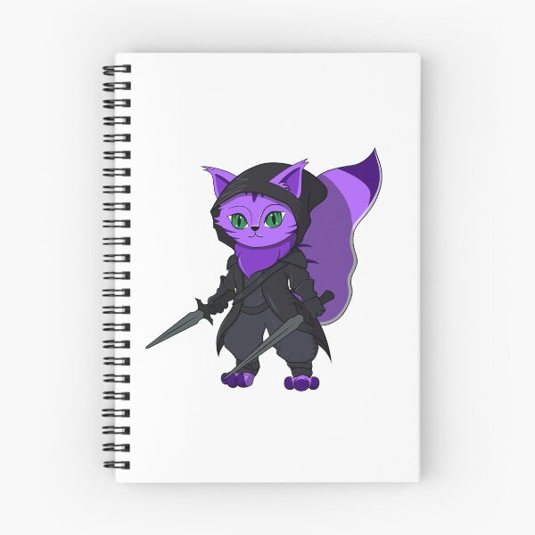 Item preview, Cute Purple Rogue Cartoon Cat designed and sold by DrisT-Graphics.