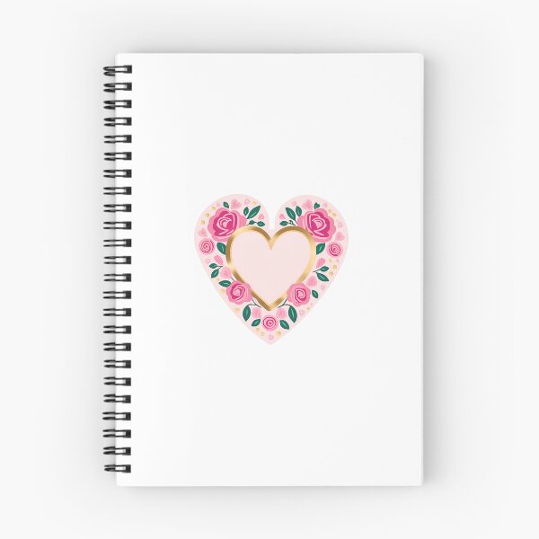 Item preview, Heart with Flowers Cute Aesthetic Love Valentine’s Day designed and sold by InkyDoodleDoo.