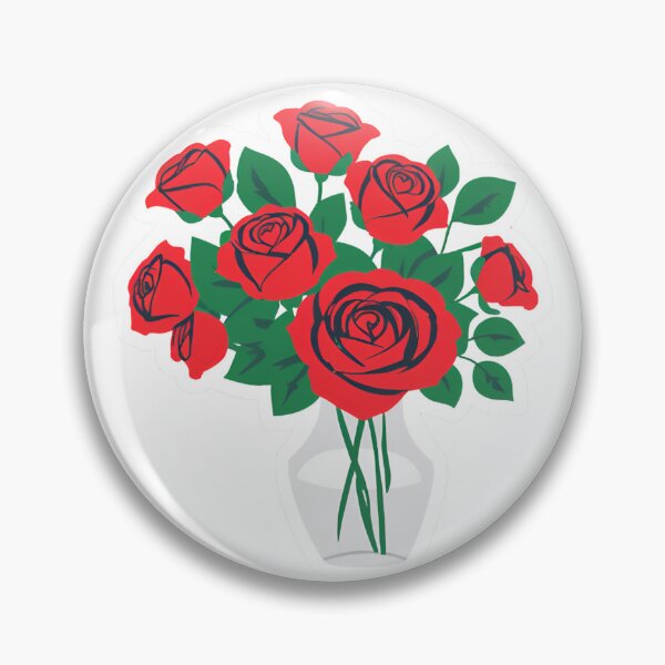 Item preview, Cute Aesthetic Red Roses Valentine’s Day designed and sold by InkyDoodleDoo.