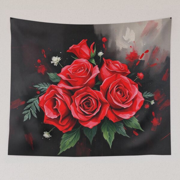 Item preview, ABSTRACT RED ROSES designed and sold by zupedesign.