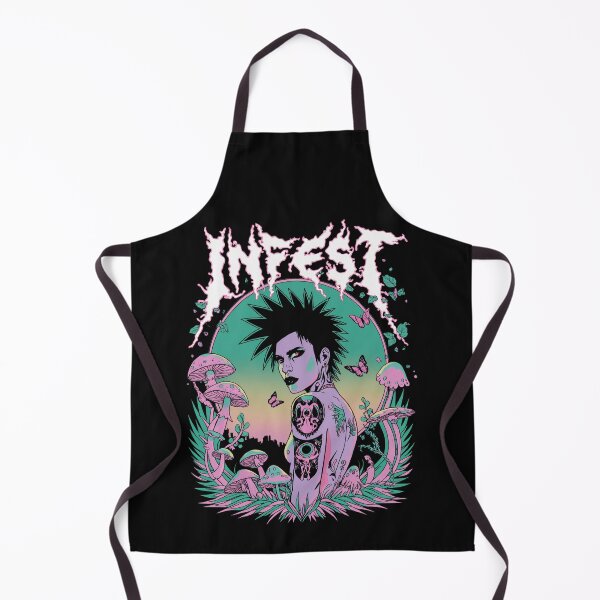 Item preview, Infest Punk Goth Psychedelic Mushroom Woman designed and sold by Mystikos Art.