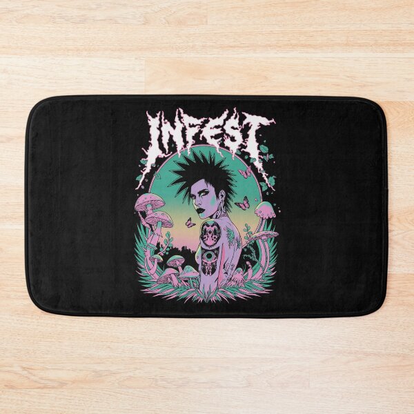 Item preview, Infest Punk Goth Psychedelic Mushroom Woman designed and sold by Mystikos Art.