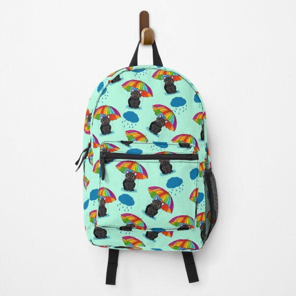 Item preview, Colourful umbrella kitty  designed and sold by SlothPrints.