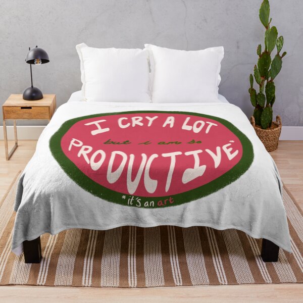 Item preview, I Cry A lot But I Am So Productive Lyrics designed and sold by rainyrain78.