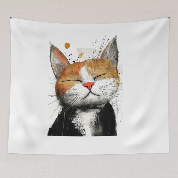 Item preview, Drawing cat animal art #cat #kitty designed and sold by JBJart.