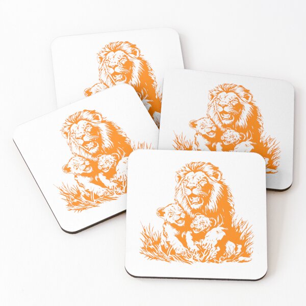 Item preview, Pride of a Father – Lion Edition designed and sold by JollyCritters.
