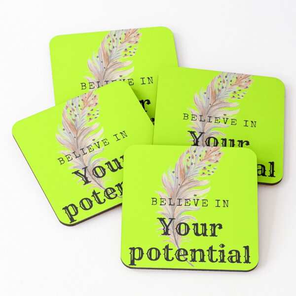 Item preview, Believe in Your Potential - Inspirational Artwork designed and sold by Arte82.