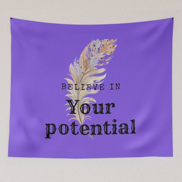Item preview, Believe in Your Potential - Inspirational Artwork designed and sold by Arte82.