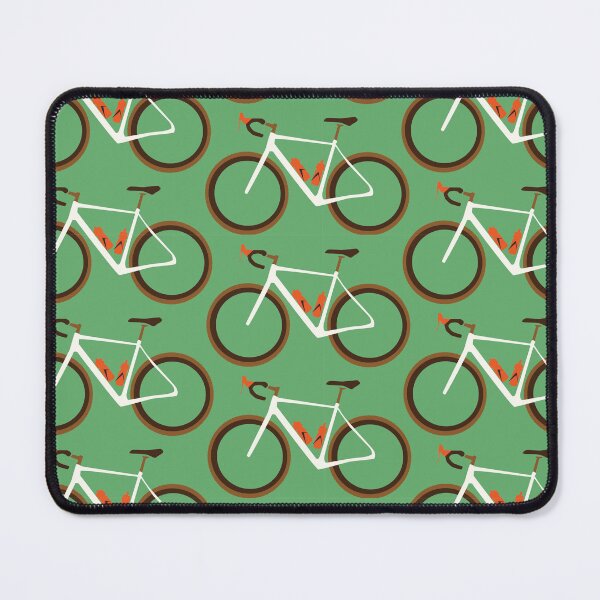 Item preview, Gravel bike pattern green designed and sold by AnniBoDesign.