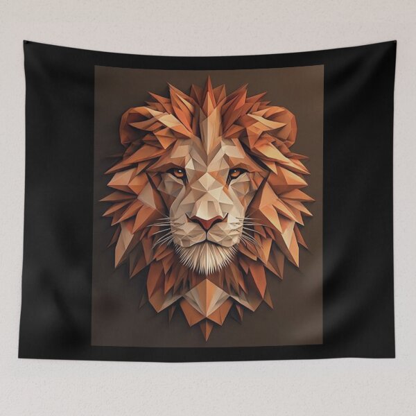 Item preview, Lion Diamond Abstract designed and sold by VelvetRoom.