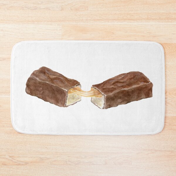 Item preview, Watercolor Chocolate Caramel Candy Bar designed and sold by daphsam.
