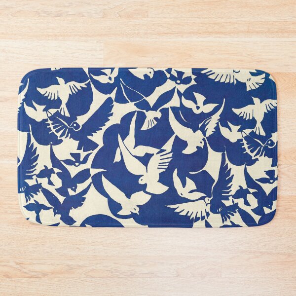 Item preview, Pigeons In White And Blue 1928 designed and sold by capotees.