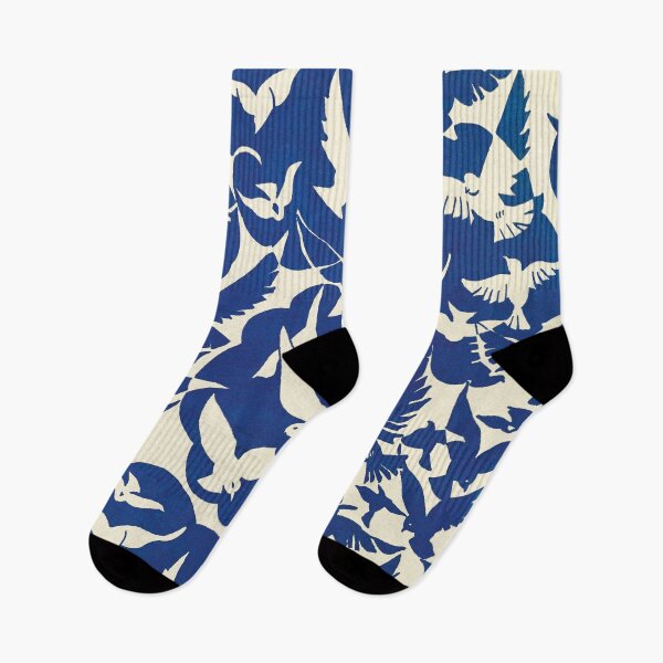 Item preview, Pigeons In White And Blue 1928 designed and sold by capotees.