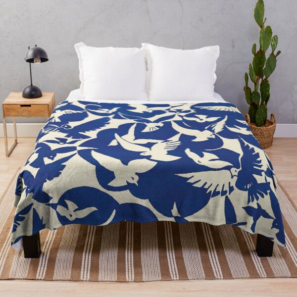 Item preview, Pigeons In White And Blue 1928 designed and sold by capotees.