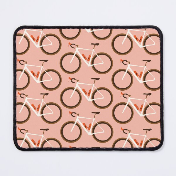 Item preview, Gravel bike pattern pink designed and sold by AnniBoDesign.