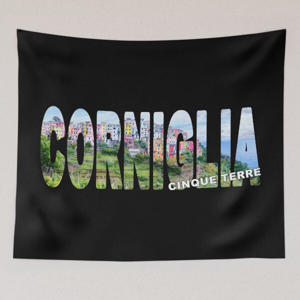Item preview, CORNIGLIA Cinque Terre - Italy 5 Towns Coloured Houses Grapes designed and sold by Adam Gormley.