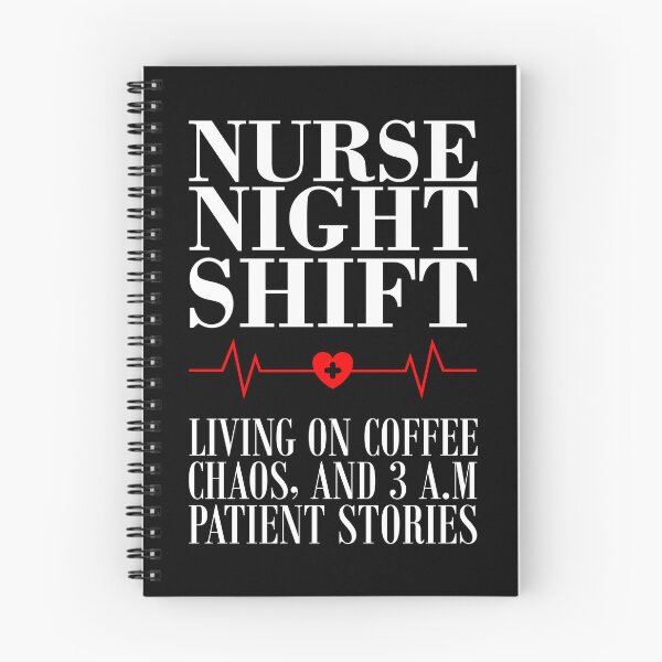 Item preview, Nurse Night Shift:  Living on coffee, chaos, and 3 a.m. patient stories. designed and sold by Mustapha  ALAHAYANE.