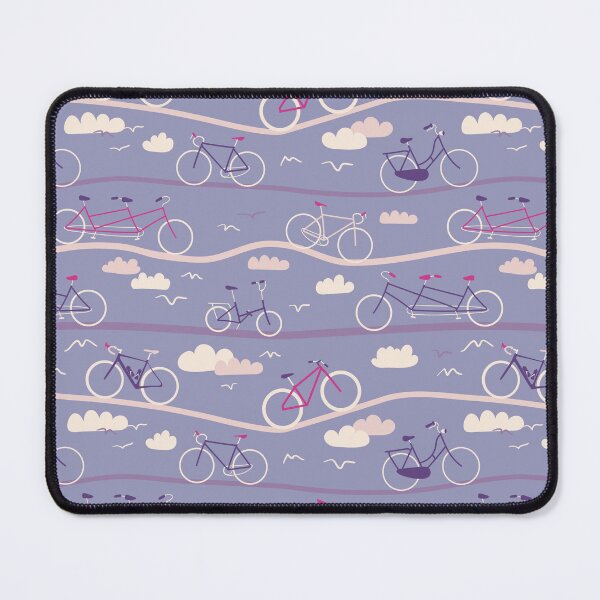 Item preview, Bicycles Pattern purple designed and sold by AnniBoDesign.