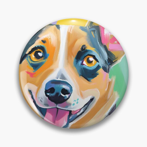 Artikelvorschau, Maximalistische Hundekunst entworfen und verkauft von Cheshcatcreates.