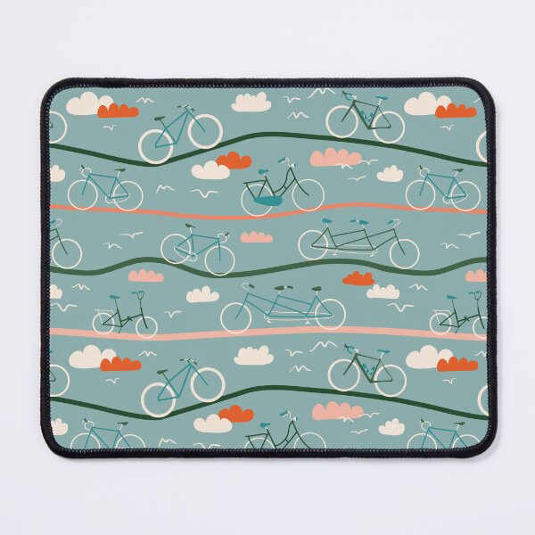 Item preview, Bicycles Pattern blue designed and sold by AnniBoDesign.