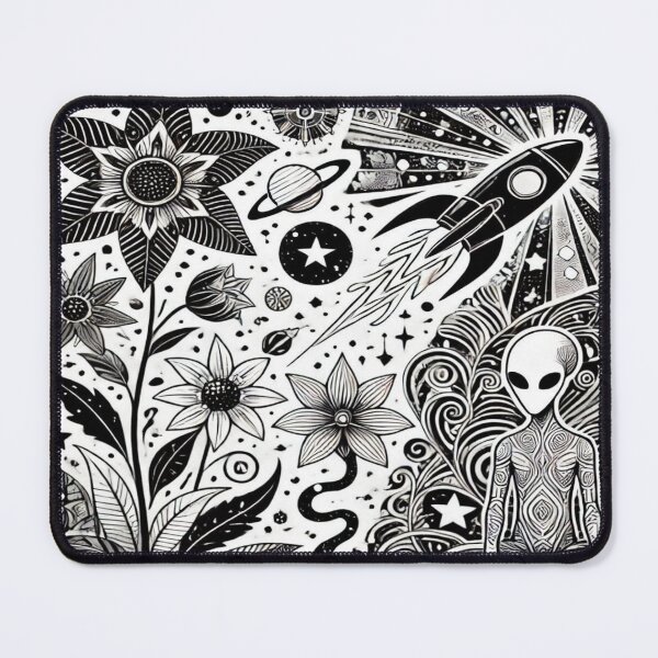 Item preview, Cosmic Floral Fields designed and sold by Imaginarium of Chaos falcon88 .