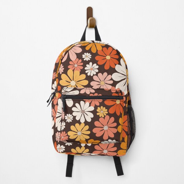 Item preview, retro flowers designed and sold by AnniBoDesign.