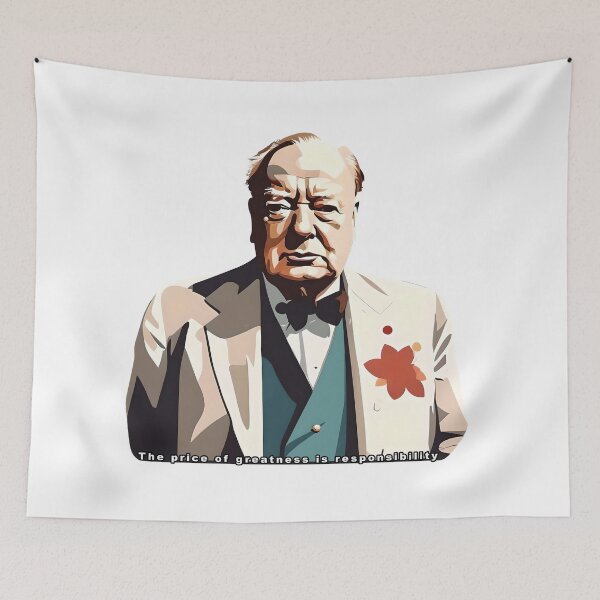 Item preview, Winston Churchill once said Greatness is Responsibiltiy designed and sold by Dead Presidents.