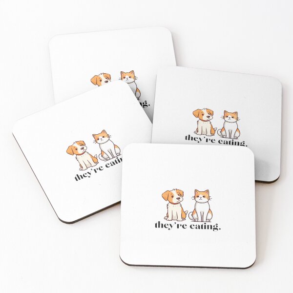 Item preview, they’re eating the dogs, they’re eating the cats designed and sold by InkyDoodleDoo.