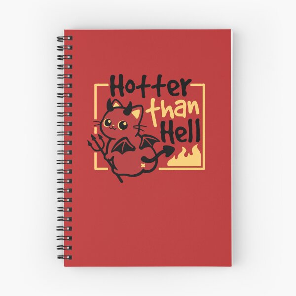 Item preview, Cat hotter than hell funny devil cat designed and sold by NemiMakeit.