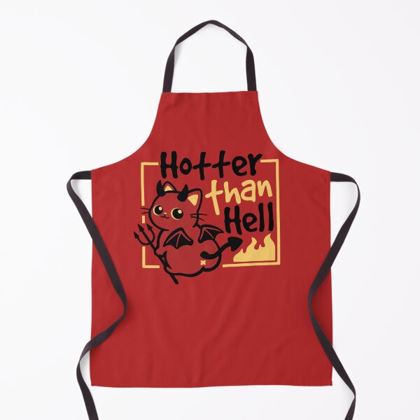 Item preview, Cat hotter than hell funny devil cat designed and sold by NemiMakeit.