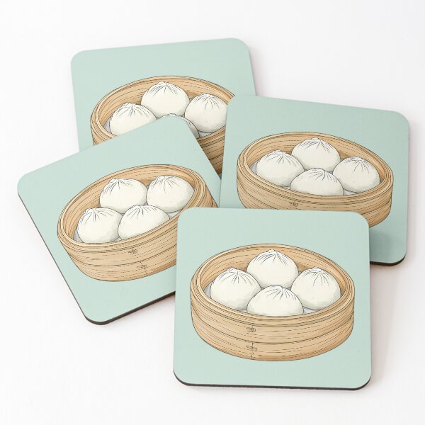Item preview, Steamed buns in a bamboo steamer designed and sold by sakurashorty.