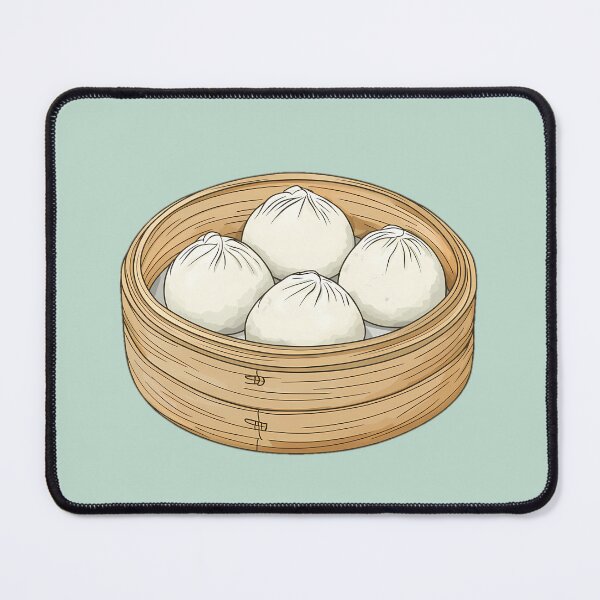 Item preview, Steamed buns in a bamboo steamer designed and sold by sakurashorty.