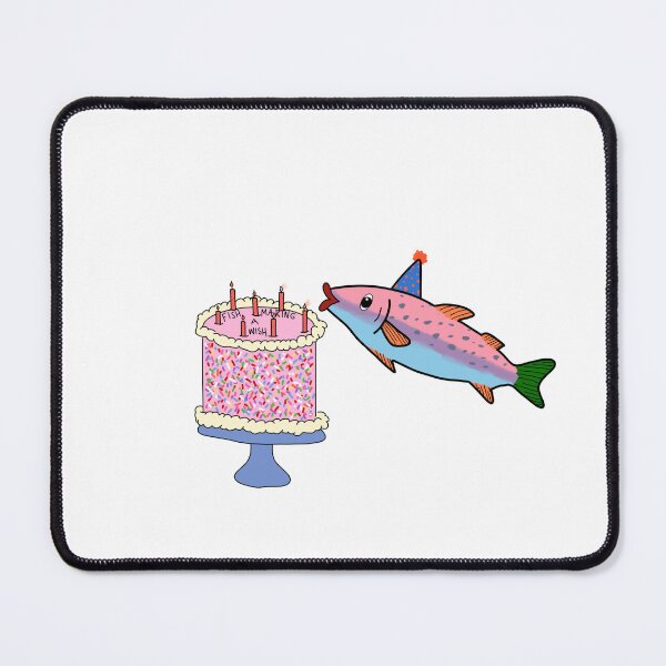 Item preview, Birthday fish making a wish! designed and sold by lilyseifert.