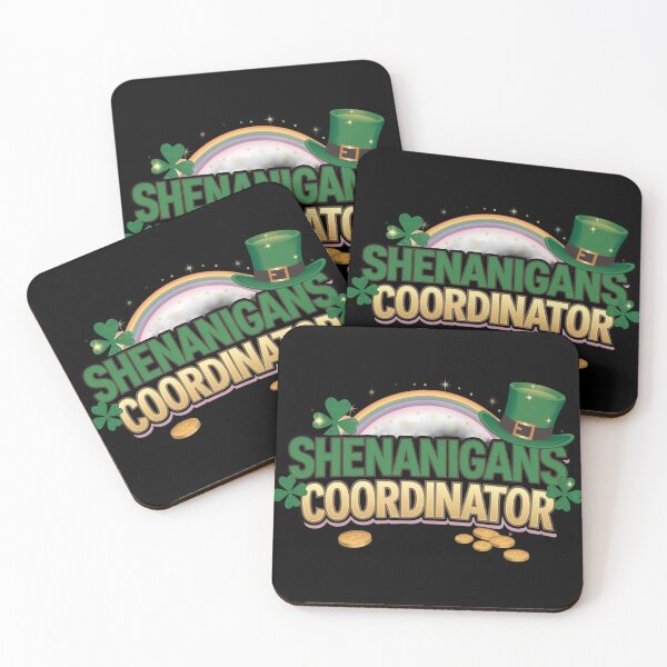 Item preview, Shenanigans Coordinator - St. Patrick's Day Fun Shamrock Design designed and sold by MagicWander.
