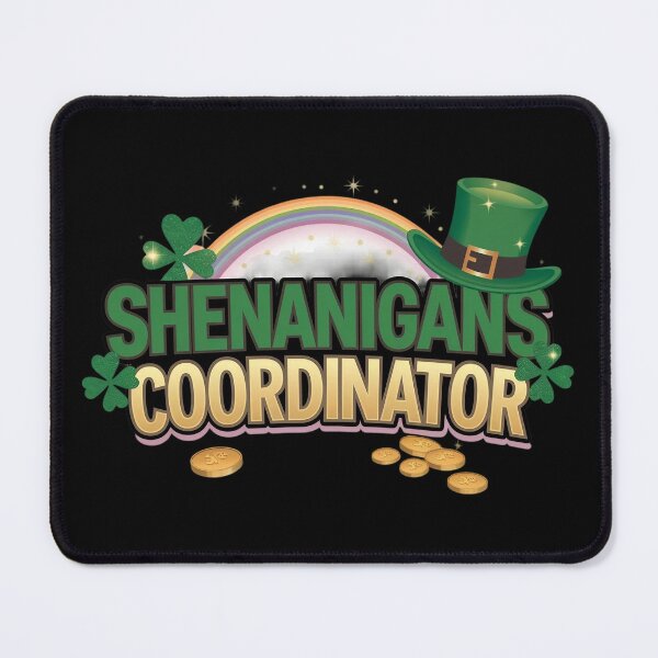 Item preview, Shenanigans Coordinator - St. Patrick's Day Fun Shamrock Design designed and sold by MagicWander.