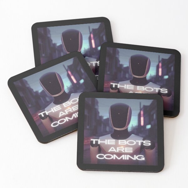 Item preview, the bots are coming designed and sold by TEEJAMBOREE.
