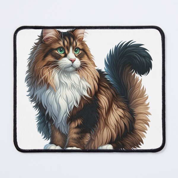 Item preview, Norwegian forest cat 1  designed and sold by REDCATWWW.