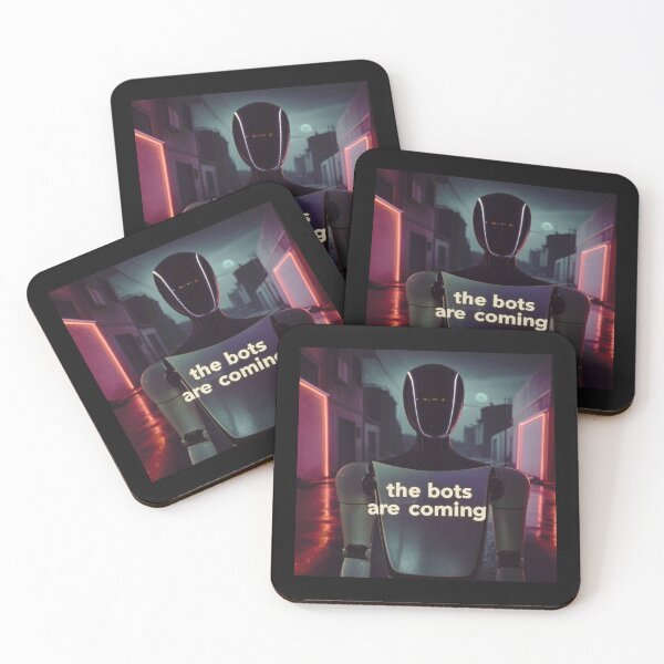Item preview, the bots are coming designed and sold by TEEJAMBOREE.