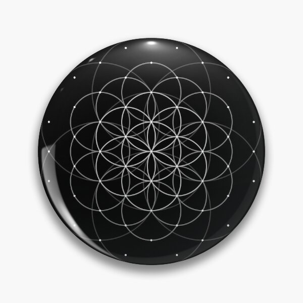 Item preview, Minimal Flower of Life ORBITAL | SG002-DARK | FULL ⚫️ Black designed and sold by Re.SOURCE.