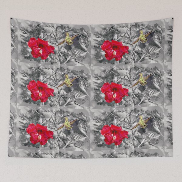 Item preview, The Hibiscus and The Hummingbird designed and sold by CarolM.
